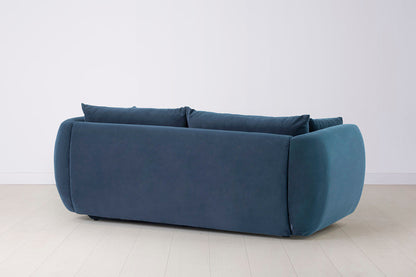  Model 16 Dreisitzer-Sofa, Blaugrün