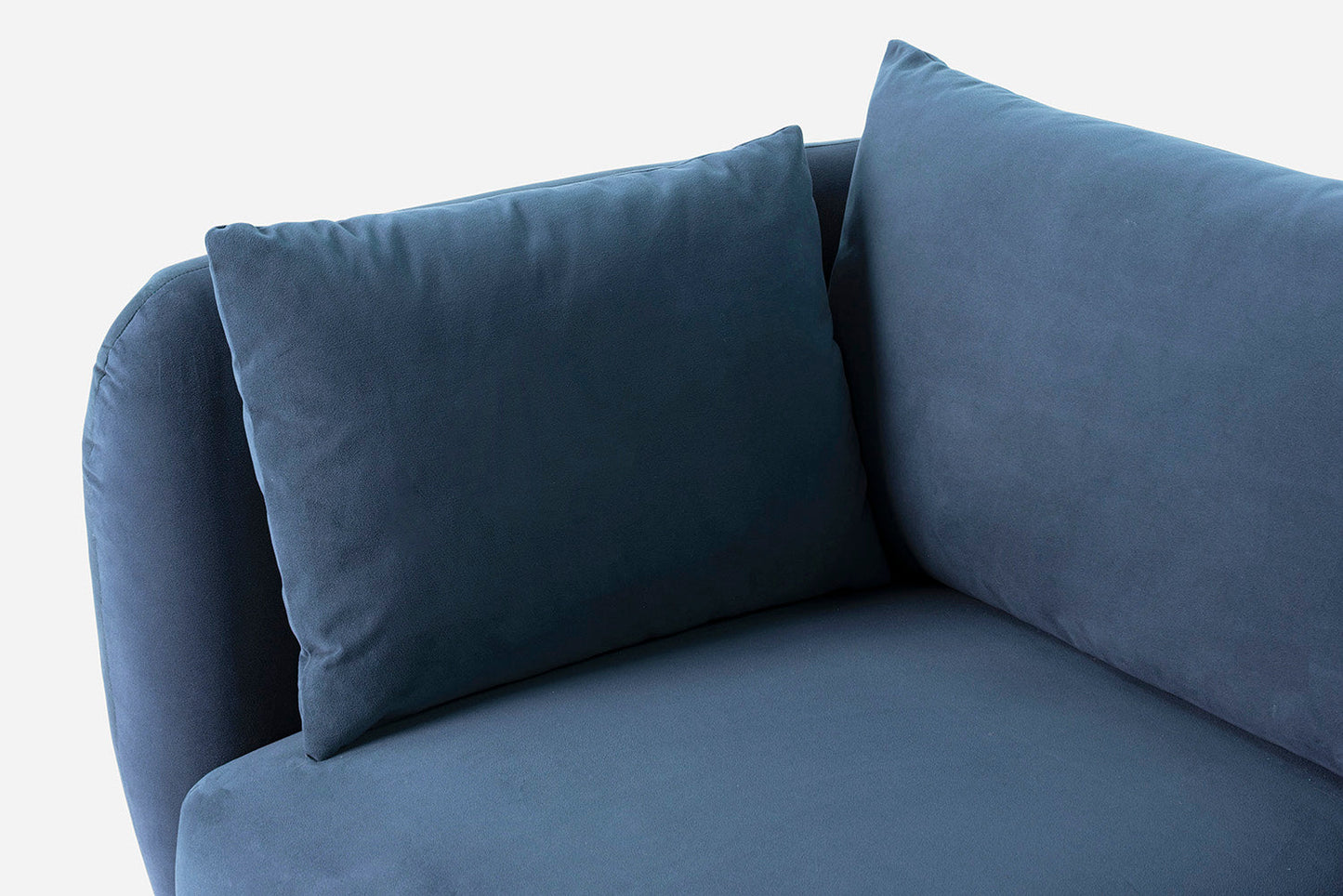  Model 16 Dreisitzer-Sofa, Blaugrün