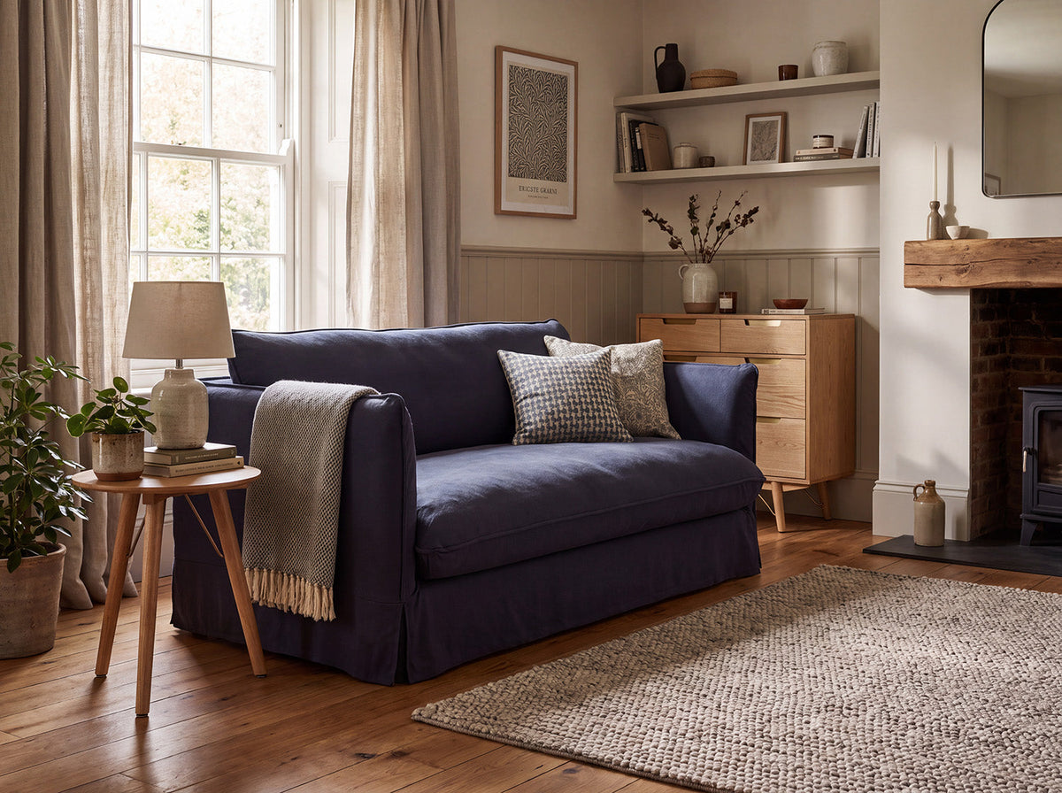 Model 18 2 Seater Sofa, Midnight