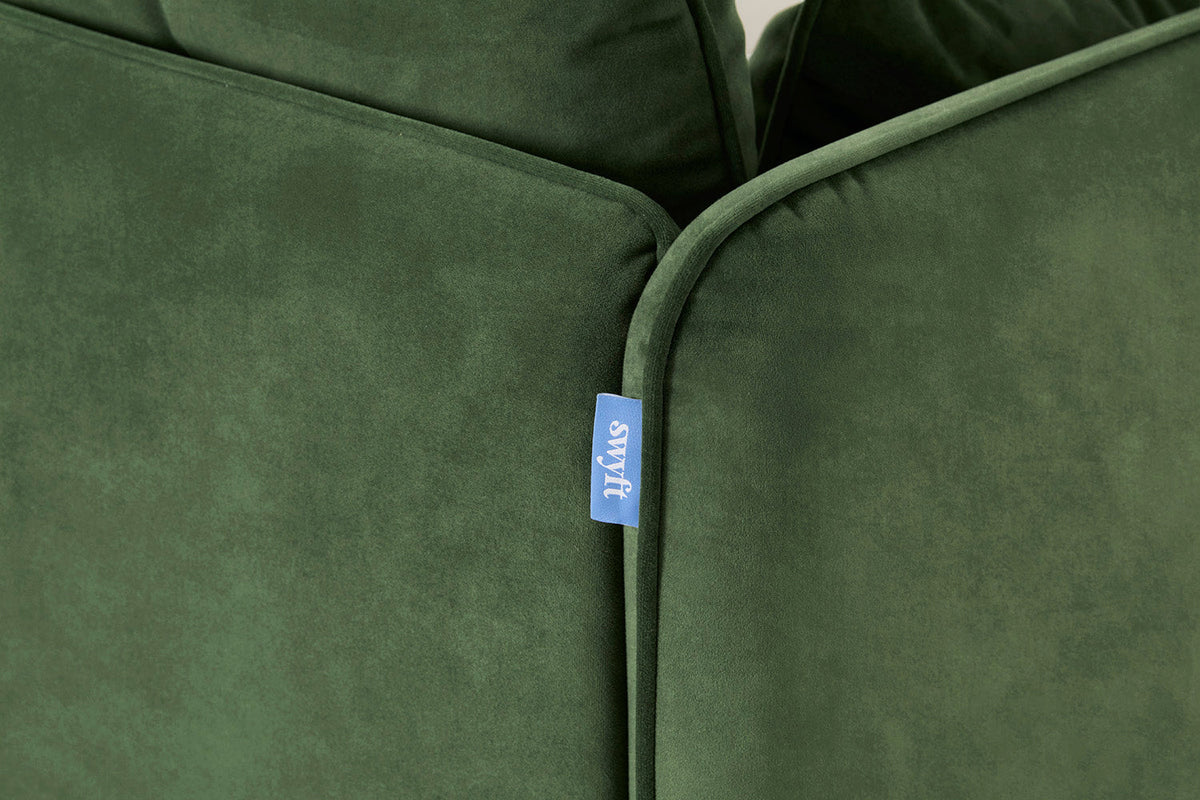 Model 19 Loveseat, Conifer — Arm Detail