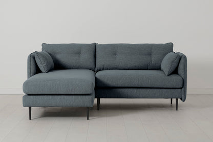 Model 19 3 Seater Left Chaise Sofa, Marine