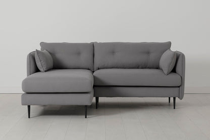 Model 19 3 Seater Left Chaise Sofa, Risso — Front View