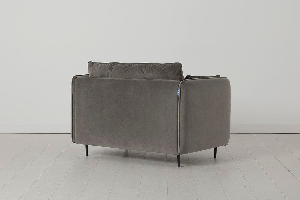 Model 19 Loveseat, Elephant — Back View