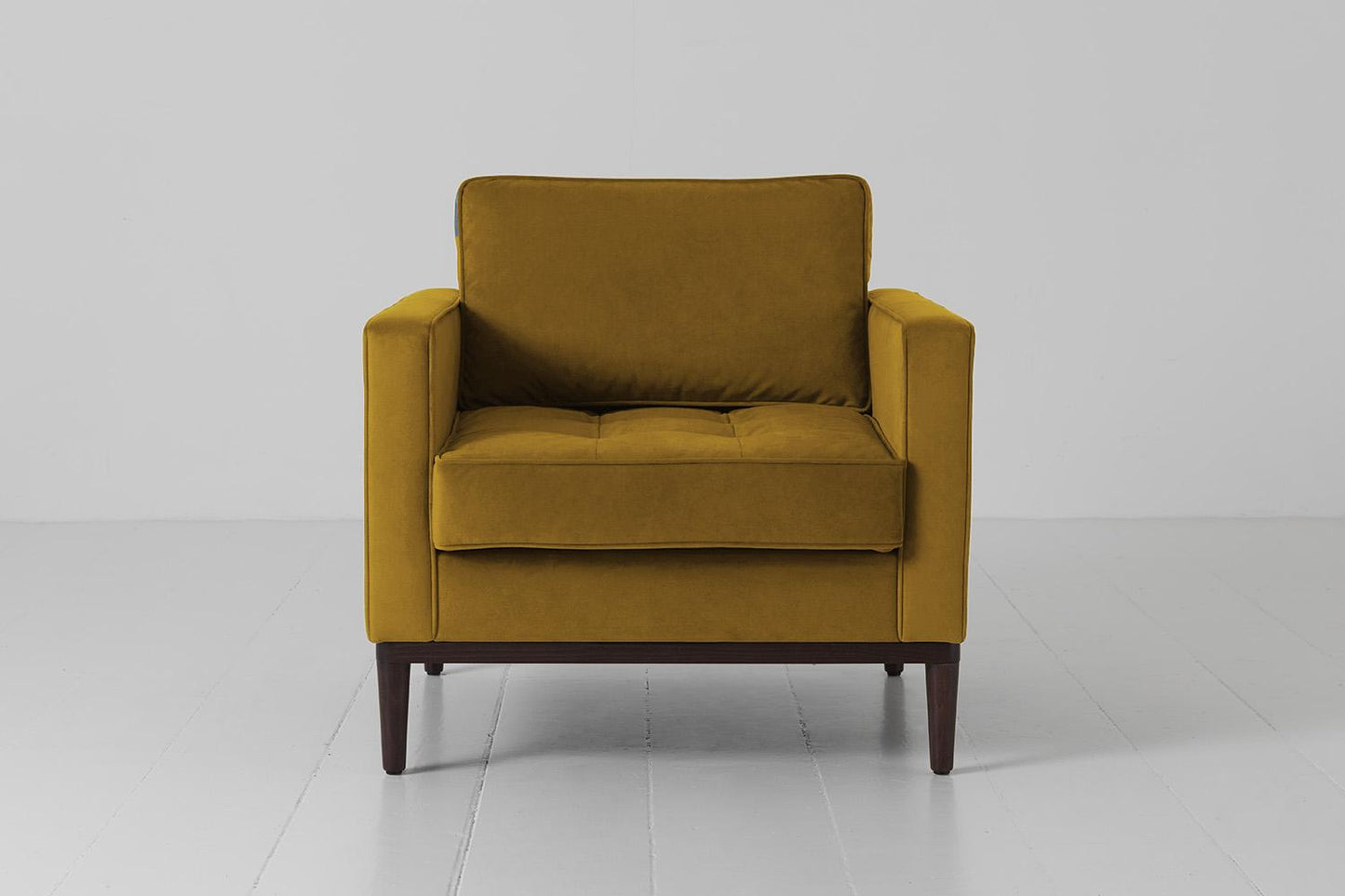 Sessel Model 02, Senfgelb
