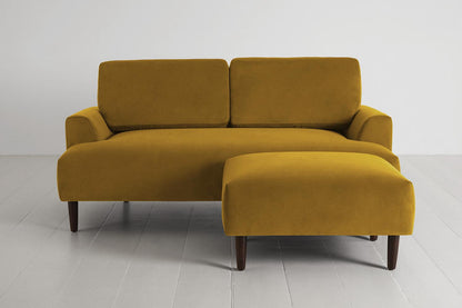 Model 05 Zweisitzer Sofa mit Hocker