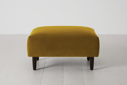 Polsterhocker Model 05, Senfgelb