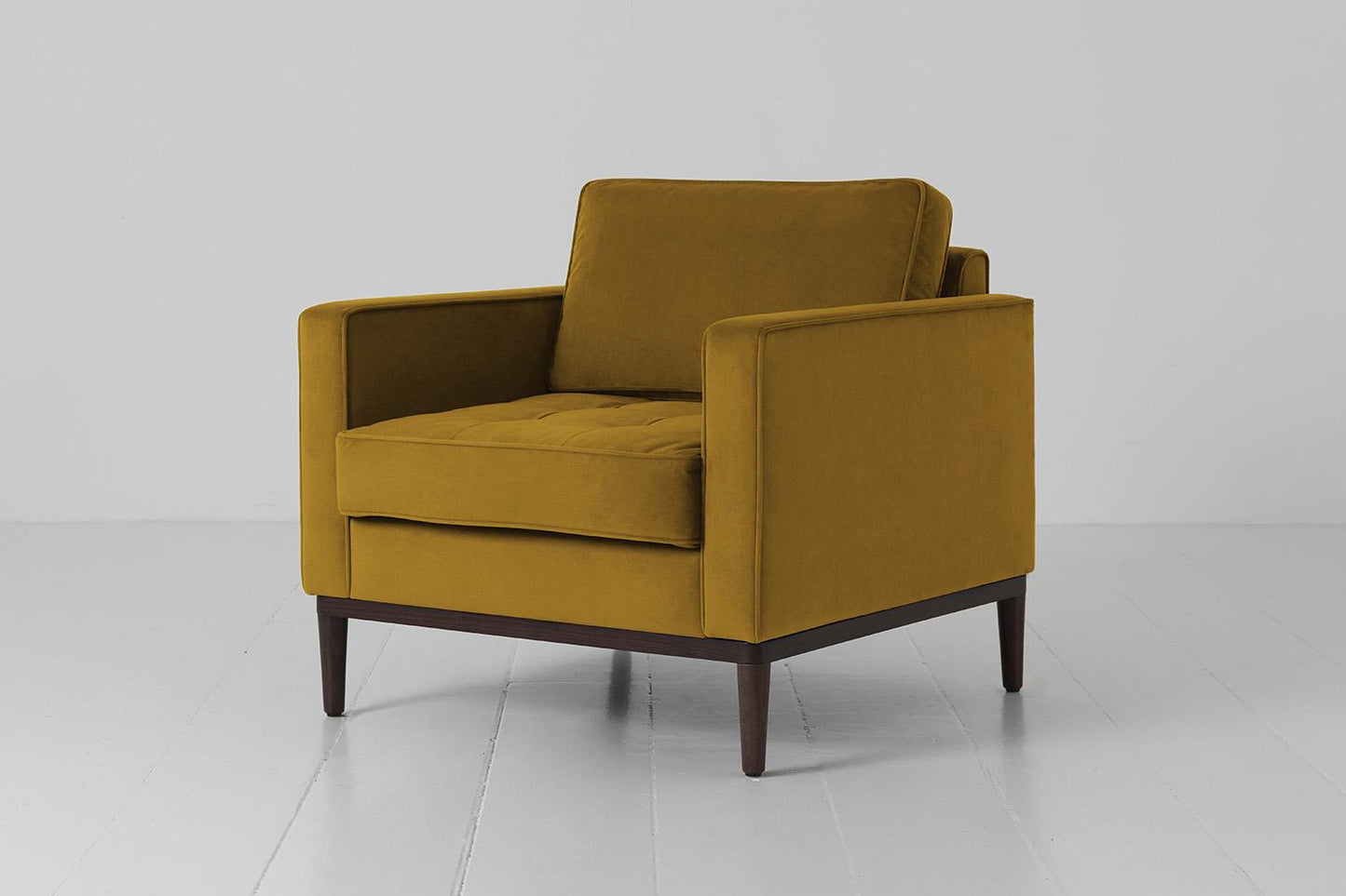 Sessel Model 02, Senfgelb