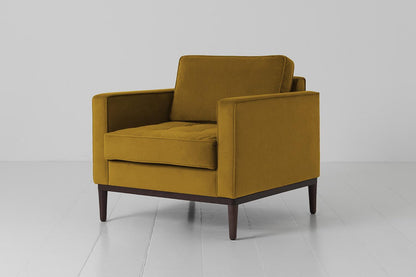 Sessel Model 02, Senfgelb