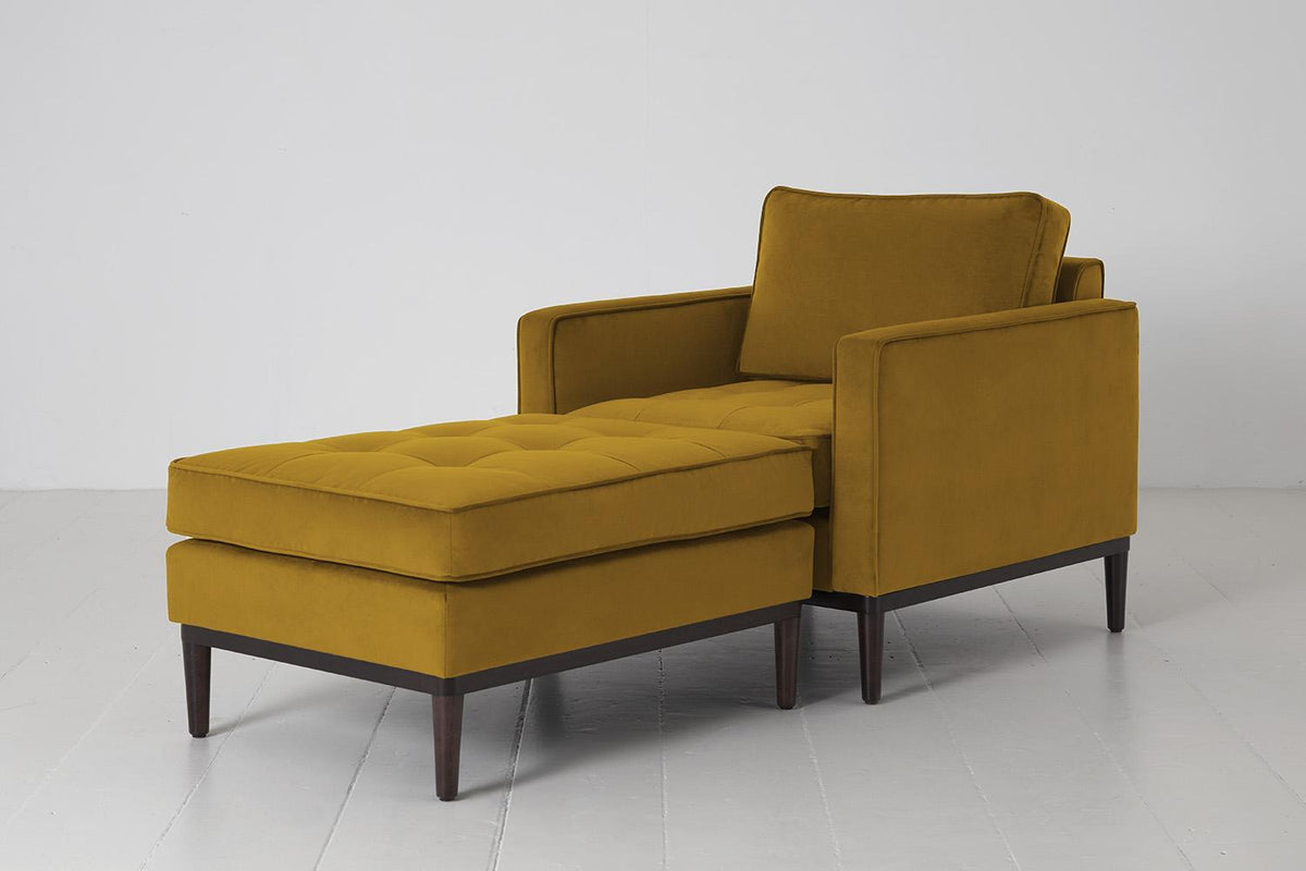 Model 02 Chaise Longue, Mustard