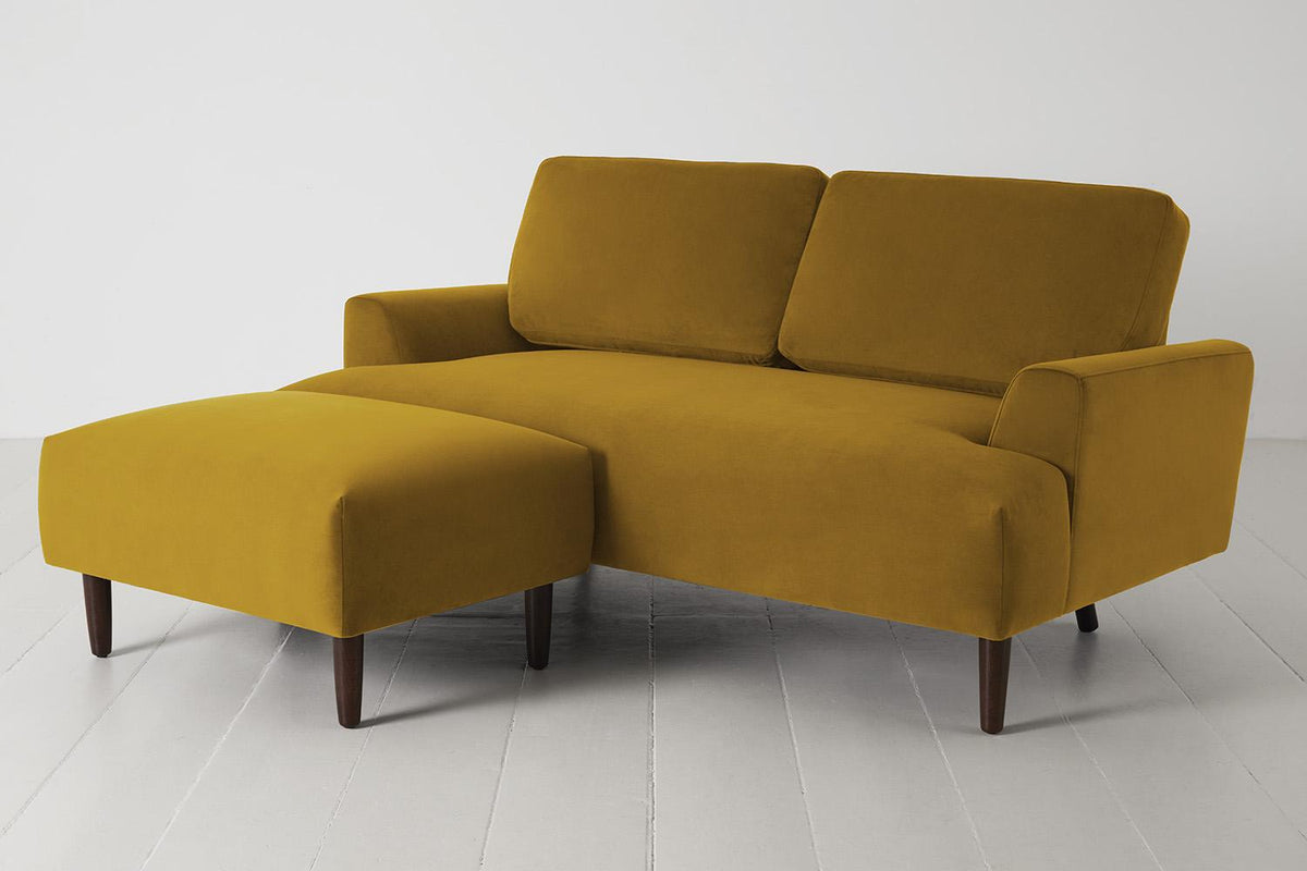 Zweisitzer-Sofa Model 05 mit Chaiselongue links