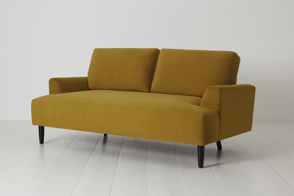 Zweisitzer-Sofa Model 05, Senfgelb