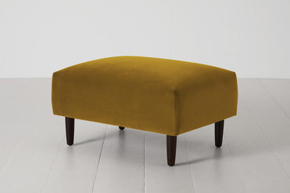 Polsterhocker Model 05, Senfgelb