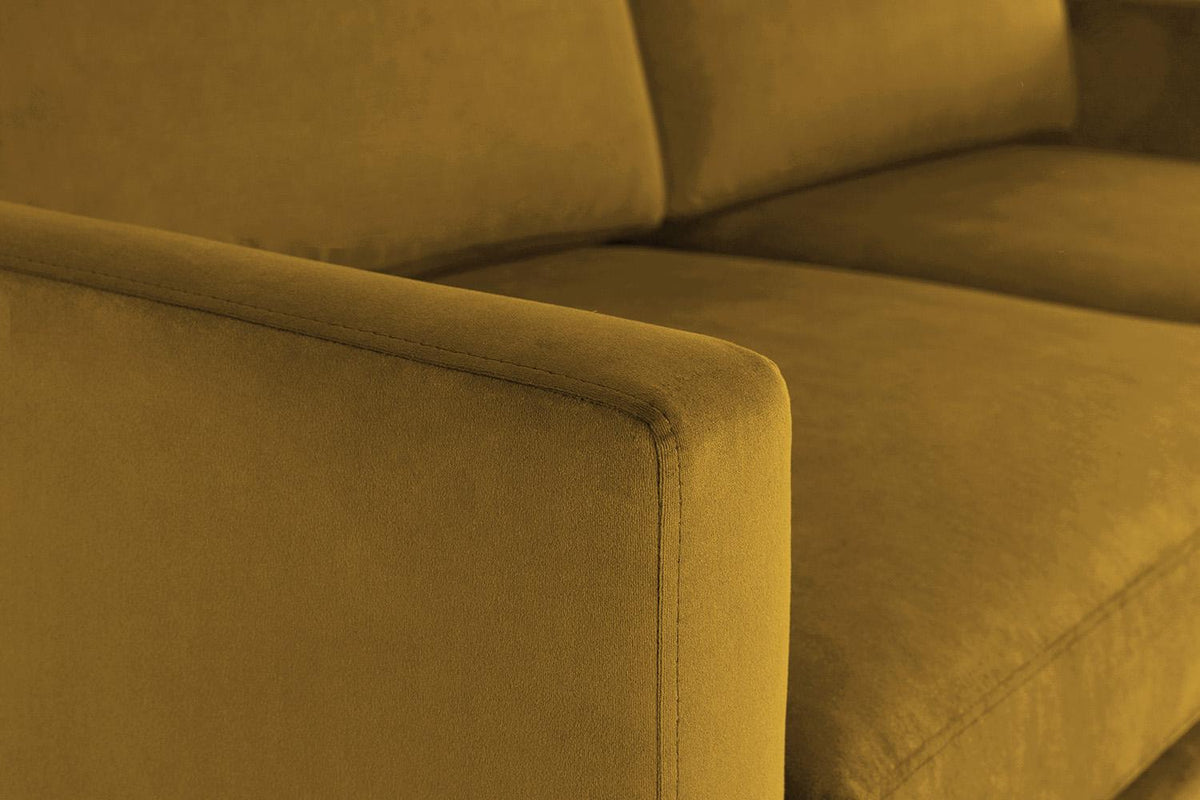 Zweisitzer-Sofa Model 01, Senfgelb