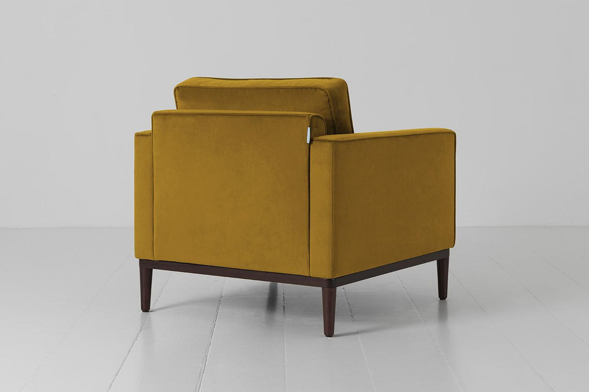 Sessel Model 02, Senfgelb