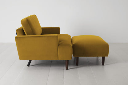 Chaiselongue Model 05, Senfgelb