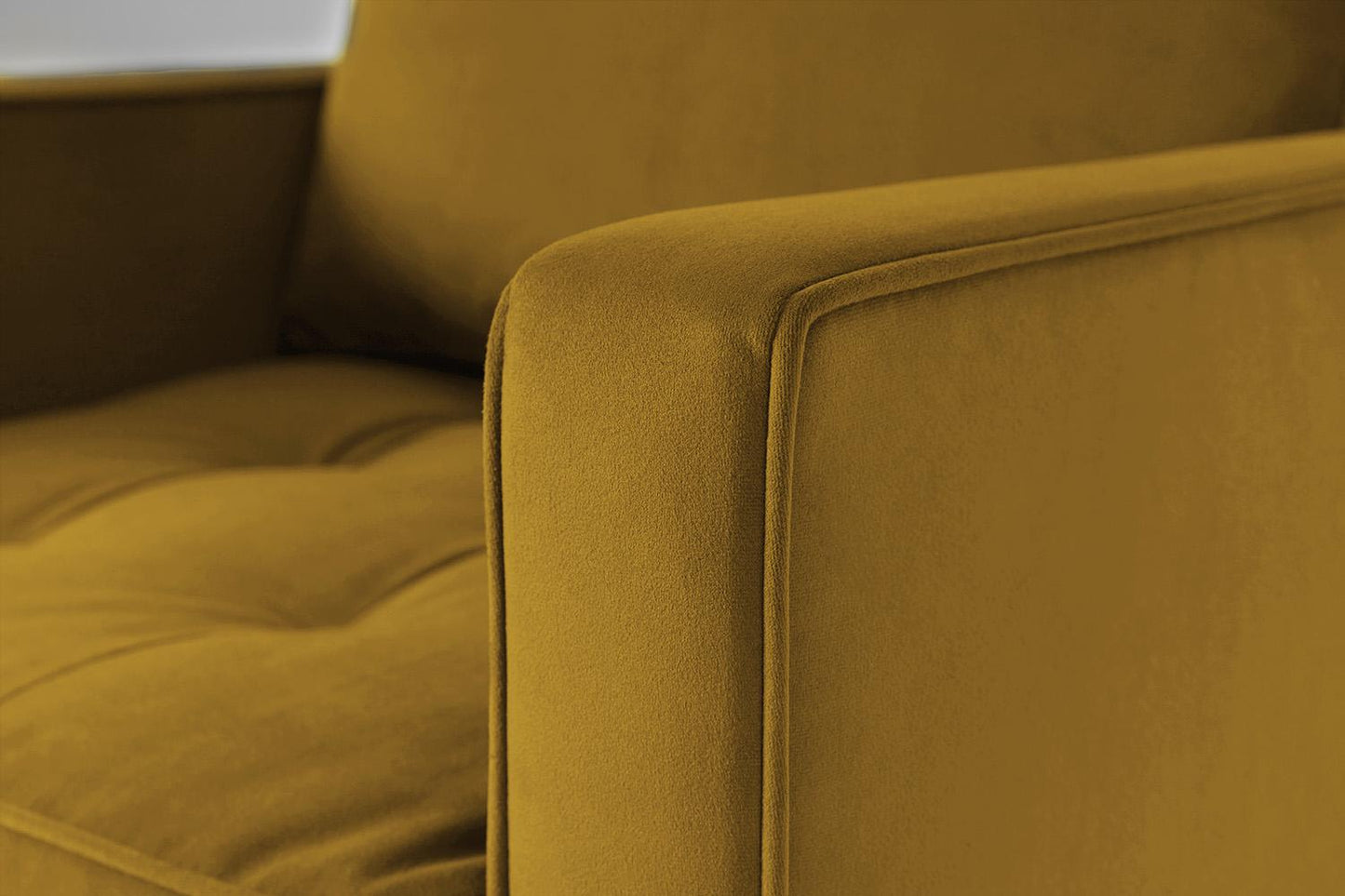 Sessel Model 02, Senfgelb