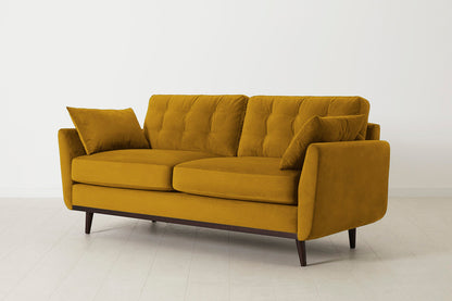 Zweisitzer-Sofa Model 10, Senfgelb