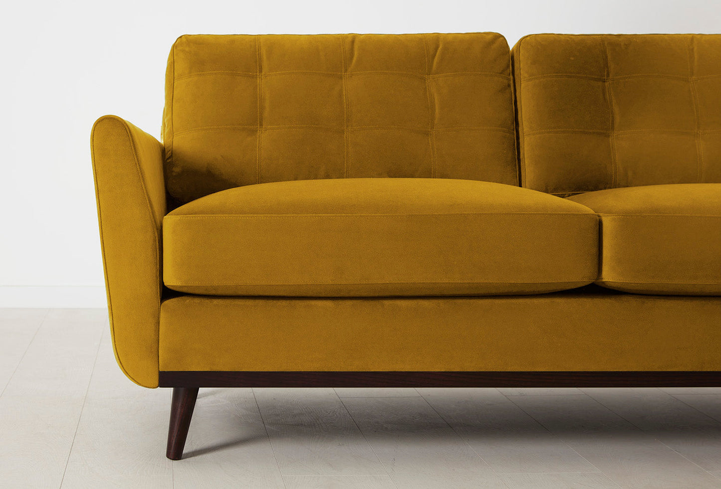 Zweisitzer-Sofa Model 10, Senfgelb