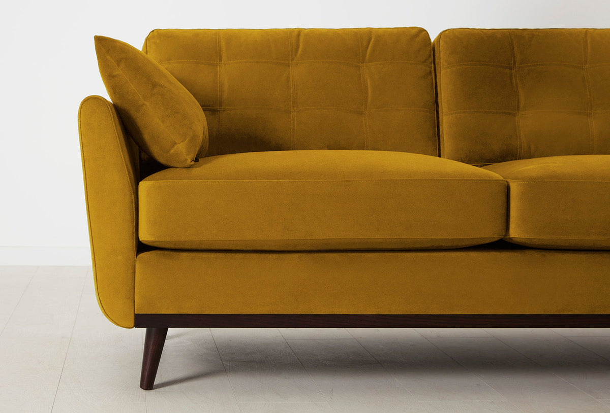 Zweisitzer-Sofa Model 10, Senfgelb