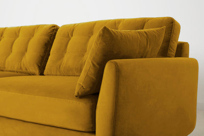 Zweisitzer-Sofa Model 10, Senfgelb