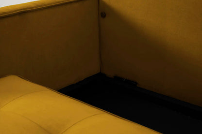 Model 02 Sofa Bed 3 Seater, Mustard