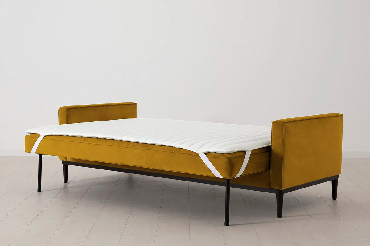Model 02 Sofa Bed 3 Seater, Mustard