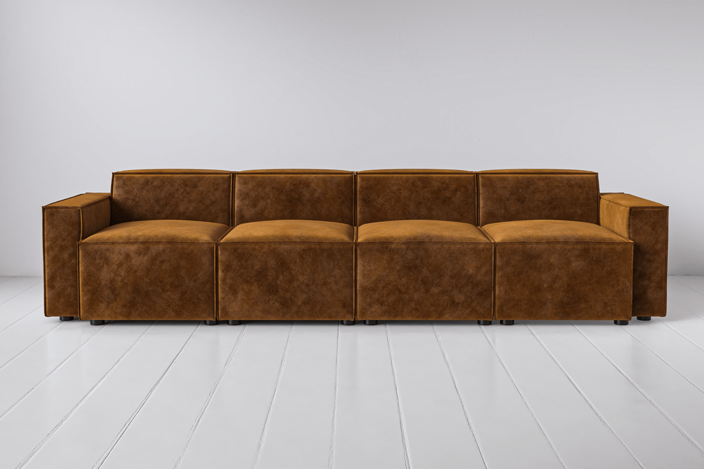 Ochre Image 1 - Model 03 4 Seater in Ochre Front View