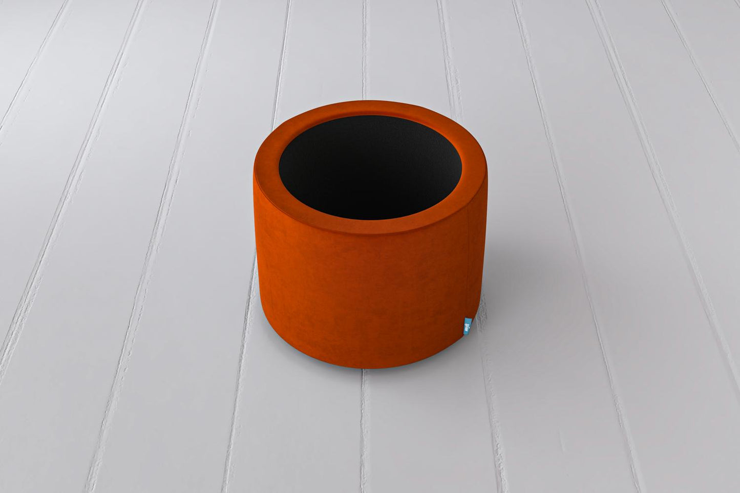Polsterhocker 03, Paprikarot