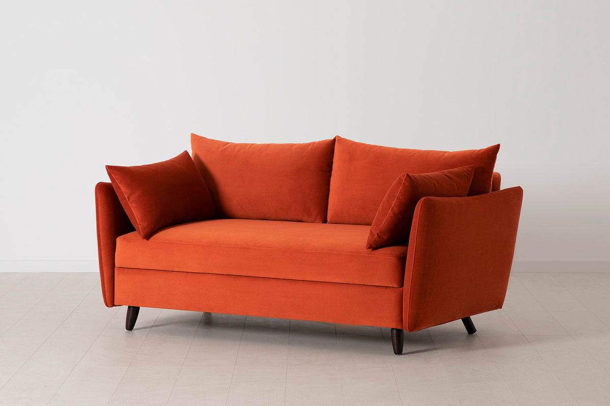 2,5-Sitzer-Schlafsofa Model 08, Paprikarot