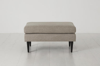 Polsterhocker Model 01, Steingrau