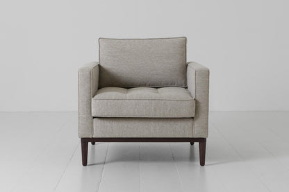 Sessel Model 02, Steingrau