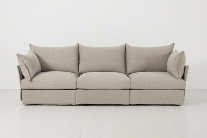 Model 06 3-Seater Sofa, Pumice