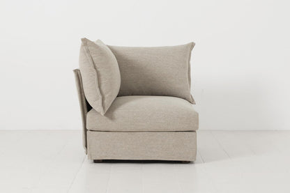 Eckmodul für modulares Sofa Model 06, Steingrau