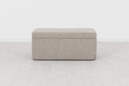 Polsterhocker 02, Steingrau