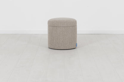 Polsterhocker 03, Steingrau