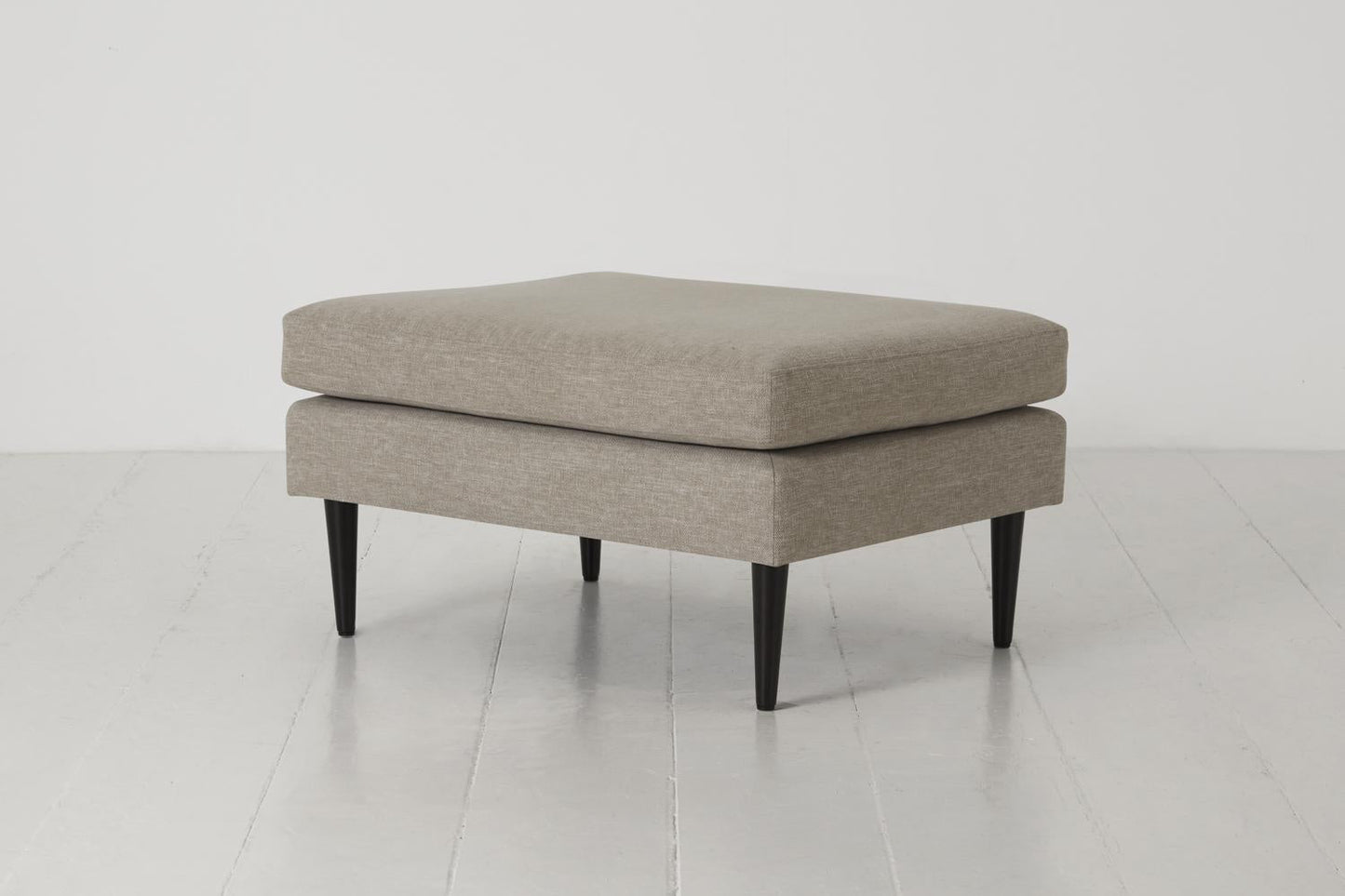 Polsterhocker Model 01, Steingrau