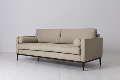 Dreisitzer-Sofa Model 02, Steingrau