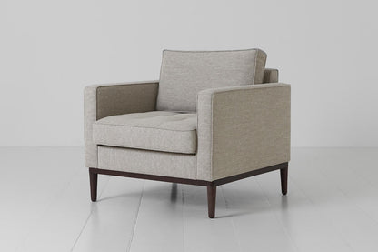 Sessel Model 02, Steingrau