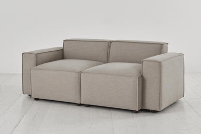Zweisitzer-Sofa Model 03, Steingrau