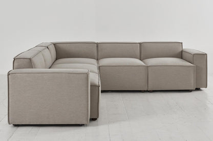 Ecksofa Model 03, Steingrau