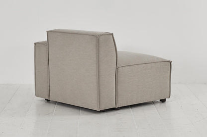 Model 03 Right Arm Sofa Module, Pumice