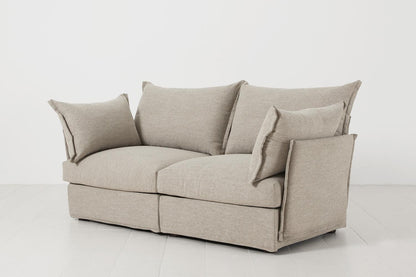 Zweisitzer-Sofa Model 06, Steingrau