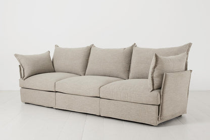 Model 06 3-Seater Sofa, Pumice
