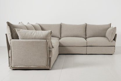 Ecksofa Model 06, Steingrau