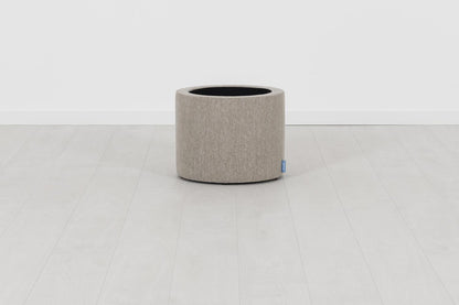 Polsterhocker 03, Steingrau