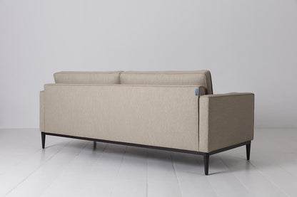 Dreisitzer-Sofa Model 02, Steingrau