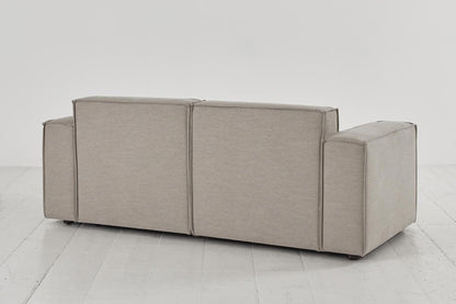 Zweisitzer-Sofa Model 03, Steingrau
