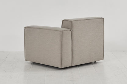 Model 03 Right Arm Sofa Module, Pumice