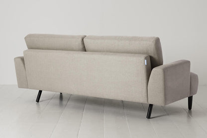 Dreisitzer-Sofa Model 05, Steingrau