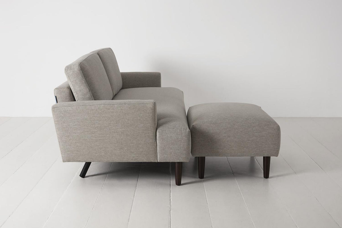 Dreisitzer-Sofa Model 05 mit Chaiselongue rechts